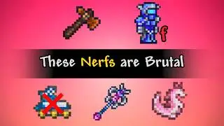 Terraria 1.4.5.7 - All New Nerfs