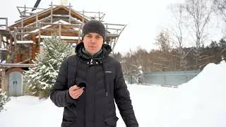 Освящение и поднятие большой Главы Храма