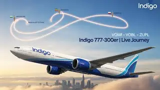 🎮✈️LIVE ✈️🌏✈️ Epic Multi-Leg Journey: IndiGo 777-300ER | Chennai ➔ Bangalore ➔ Ulaanbaatar  #live