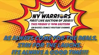 3rd NY Warriors Comic Book Auction
