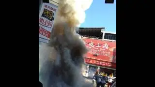 北港朝天宮馬祖吃炮意外火燒