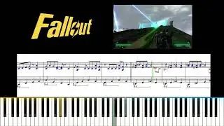Fallout 3 - Galaxy News Radio 'Jolly Days' | Detailed Piano Sheet Music / Score #piano #fallout3