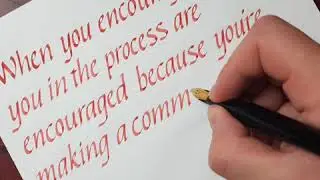 Italic Calligraphy Art - Zig Ziglar Quote