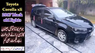 TOYOTA Corolla XLi || 2017 Black old Lights || Home Used Totall Genuine || Madni Tahir