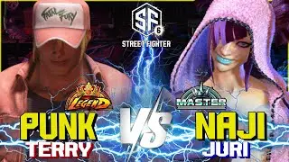 SF6 ▰ PUNK (4 Ranked Terry) vs NAJI (Juri) ▰ SF6 High Level Gameplay