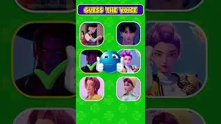 Guess That Voice! 🎶 K-Pop Demon Hunters Characters #quiz #kpop