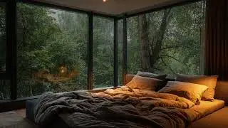 Rain Sound Drifting Through the Room Letting Thoughts 🌧️ Slow Down and Breathe Softly