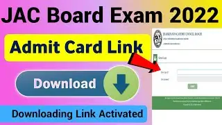 JAC 12th Admit Card 2022 Downloading Link | Jac 12th admit card 2022 |Jac board exam 2022 news today