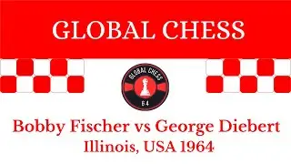 Bobby Fischer vs George Diebert. Illinois, USA 1964