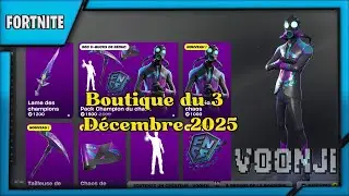 NEW FORTNITE SHOP December 3, 2025! New Skins + Analysis 🔥