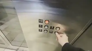 Epic Motor! Fully Scenic MontgomeryKONE hydraulic elevator @ Independence Center in Independence, MO