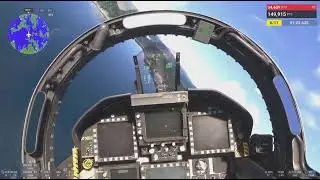 F16 low level terrain flight MSFS PS5 (I ranked #2 in today's global ranking)
