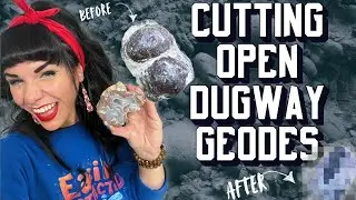 Cutting Open Dugway Geodes [UT]