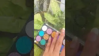 affordable glitter eyeshadow palette review #shortvideo #youtubeshorts #youtube #ytshorts #shorts
