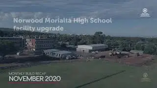 Norwood Morialta High School facility upgrade | November 2020 progress update