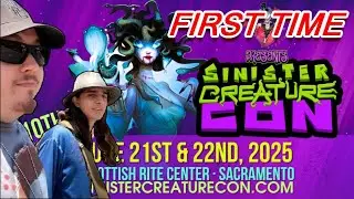 My FIRST Horror Con (#SinisterCreatureCon 2025)