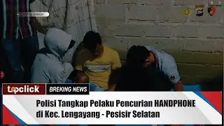 Polisi Tangkap Pelaku Pencurian Handphone di Lengayang Pessel I topclick