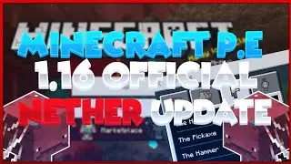 Minecraft PE 1.16 Official Nether Update // New Emotes and More!