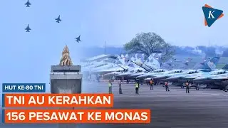 TNI AU Akan Kerahkan 156 Pesawat ke Monas Termasuk Jet Tempur dan Helikopter