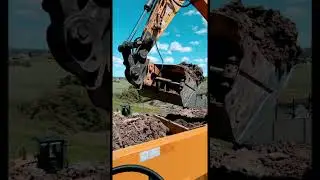 One Scoop at a Time #Earthmoving#ConstructionLife#MachineWork#DirtMoving#Digging