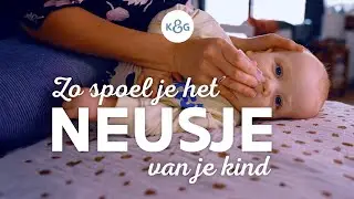 Zo spoel je het neusje van je kind