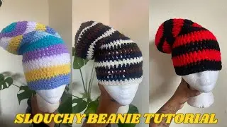 Как : Урок вязания крючком объемной шапки-бини #crochetpatterns #crochet