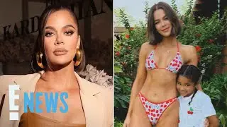 Khloe Kardashian Shows Off Her Bikini Body in Cherry Swimsuit | E! News