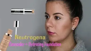 First Impression and Review: Neutrogena Hydro Boost Tint Foundation & Concealer |- Beauty Rebel
