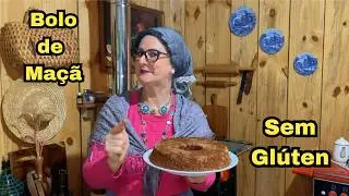 Esse Bolo de Maçã Sem Glúten Derrete na Boca 😋🍎🔥