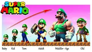 Super Mario Growing Up Compilation ❤️✨WATCH THE SUPER MARIO BROS MOVIE
