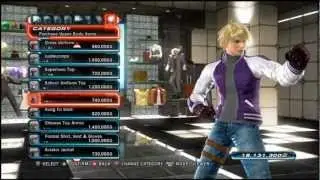 Tekken Tag Tournament 2 - a look at Leo's purchasable clothing