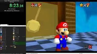 Super Mario 64 Randomizer 120 stars - 2h19m43 [Former World Record]