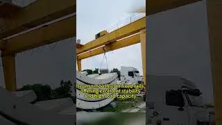 Rail Gantry Crane for Heavy Industrial Lifting | Custom Track-Mounted Design