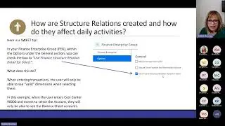 How to Use Infor FSM Structure Relations to Manage Financial Transactions
