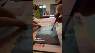 Mini Winter Painting- Lets Highlight Your Clouds: Part 2