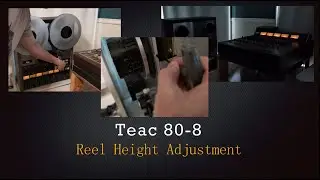 Teac 80 8 Reel Height Adjustment