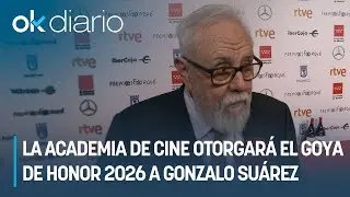 La Academia de Cine otorgar&aacute; el Goya de Honor 2026 a Gonzalo Su&aacute;rez