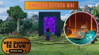 🎅🏻CHALOO Nether Chlte Hai In MINECRAFT❄️🎄#live #survival #pcgaming #minecraft  #fyp #snow #christmas