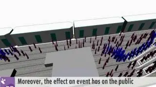 Pedestrian Dynamics Open Air Event Crowd Simulation