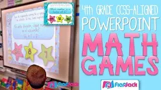 4th Grade CCSS Aligned PowerPoint Math Games