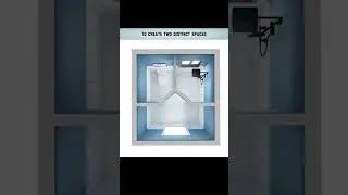 A small bathroom can also be designed with 4 separate functional areas