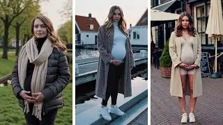 Pregnant Women of Modern Netherlands | AI Lookbook in 4K