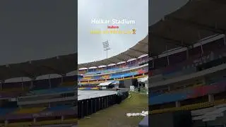 Holkar Stadium Indore 🏟️ Ready for women world cup #womenworldcup2025 #cwc2025 #womencwc2025