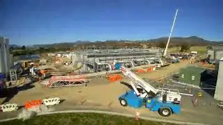 Bryn Estyn water treatment plant: Construction timelapse