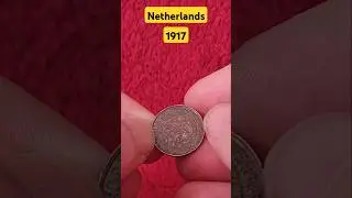 Netherlands, 1917, 1 Cent. #coins #oldcoin #history