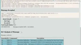 IIS HL7 Tester Training - Running Tests