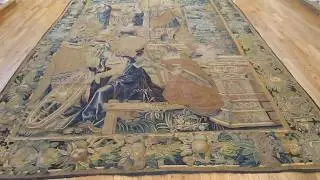PGNY Antique Carpets & Tapestries - Item # 35504 Period Antique Tapestry 13'1