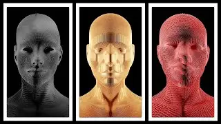 FACE LOOPS - Experimental 3D Animation - Blender - Geometry Nodes