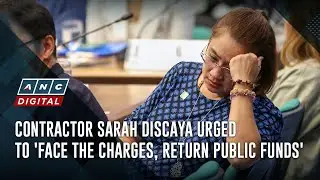 Contractor Sarah Discaya urged to 'face the charges, return public funds' | ANC
