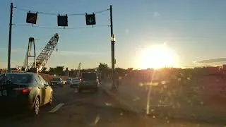 Driving through Washington D.C.